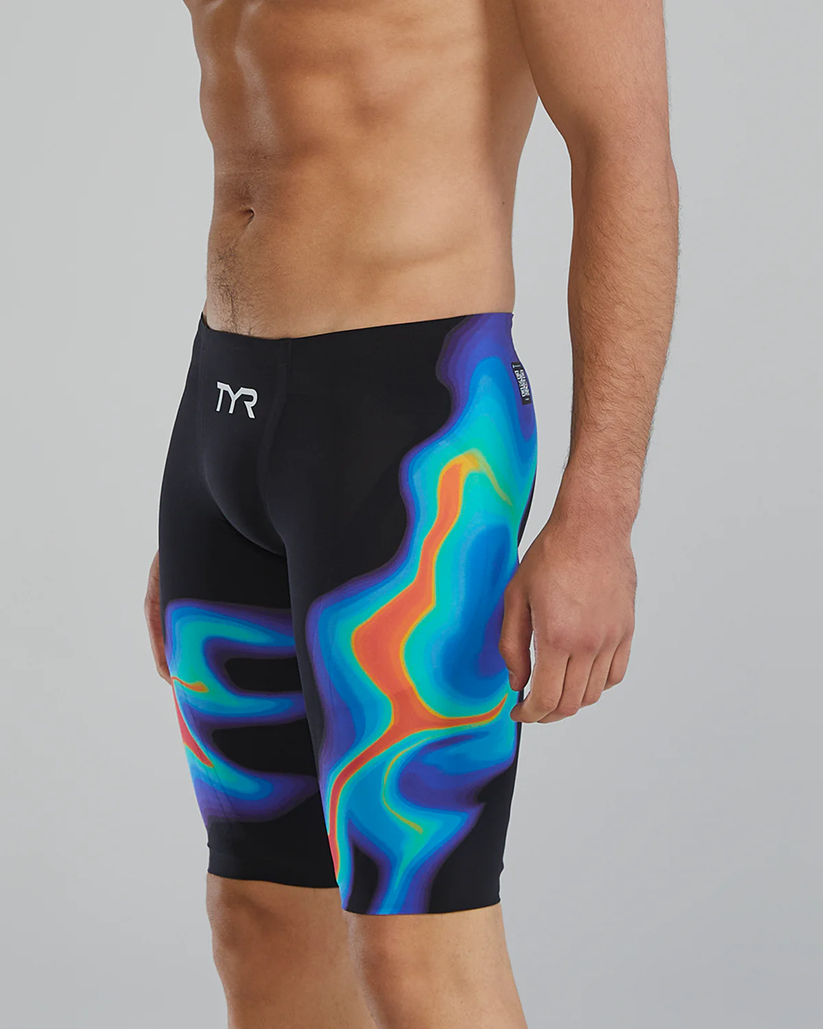 Men's Venzo Low Waist Jammer Swimsuit - Infrared - Image 3