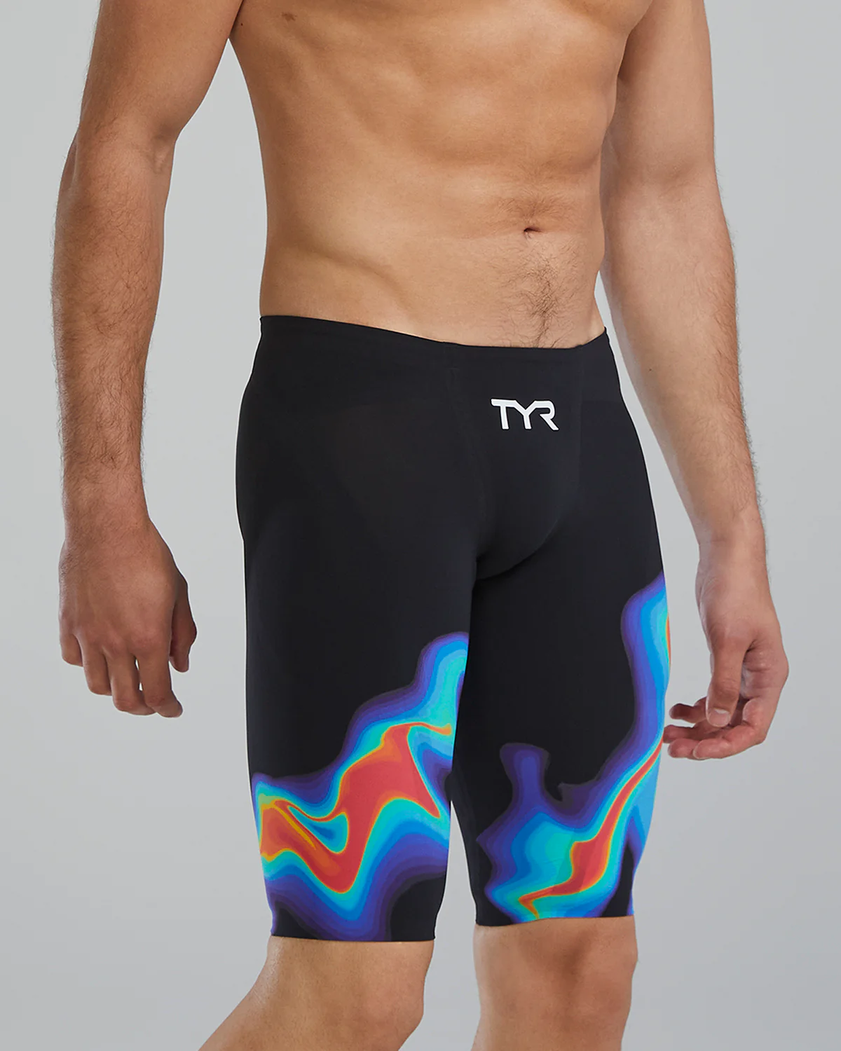 Men's Venzo Low Waist Jammer Swimsuit - Infrared - Image 4
