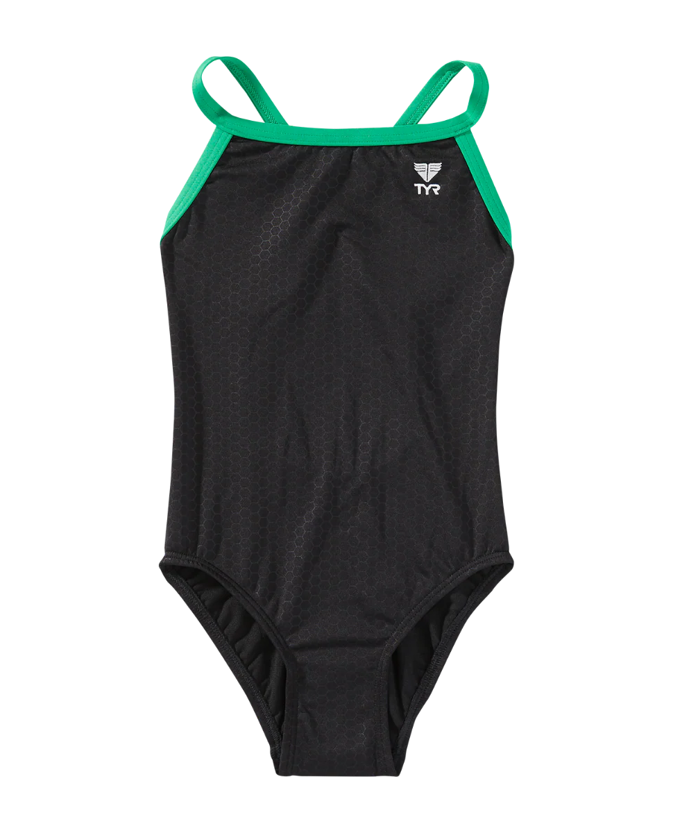 Durafast EliteĀ® Girl's Diamondfit Swimsuit - Hexa - Image 7