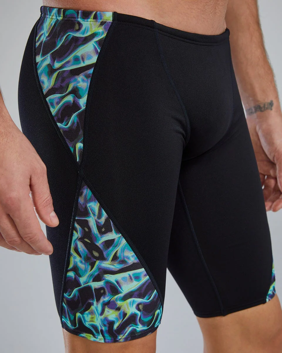 Durafast EliteĀ® Men's Blade Splice Jammer Swimsuit - Energia - Image 8