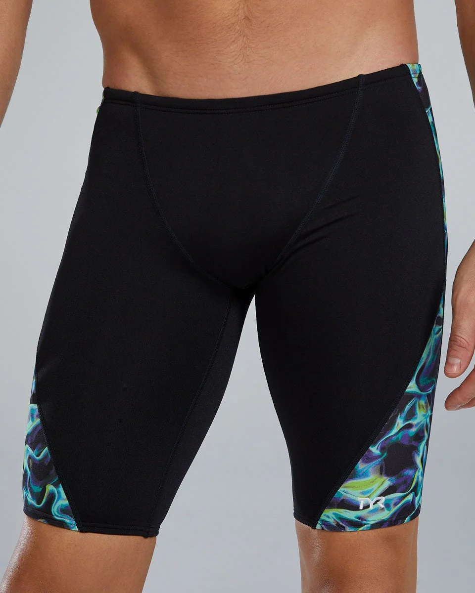 Durafast EliteĀ® Men's Blade Splice Jammer Swimsuit - Energia - Image 9