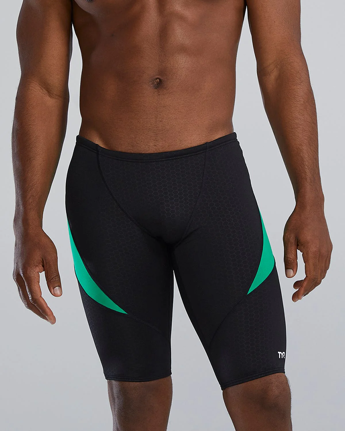 Durafast Elite® Men's Curve Splice Jammer Swimsuit - Hexa - Image 10