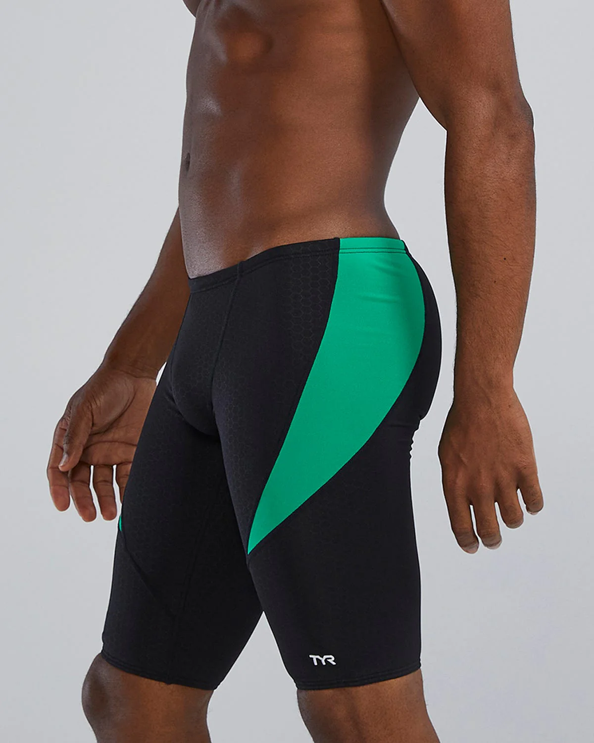 Durafast Elite® Men's Curve Splice Jammer Swimsuit - Hexa - Image 12