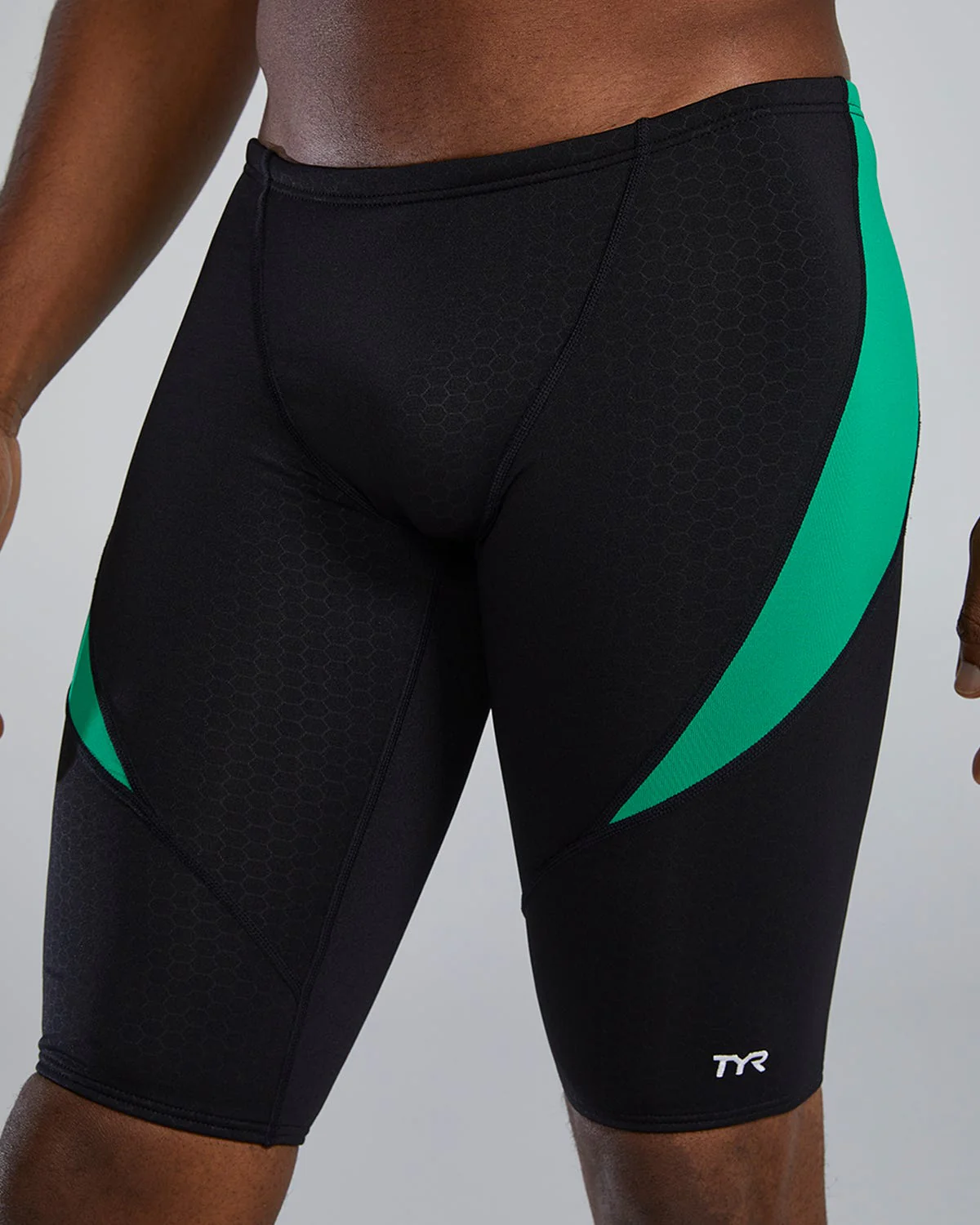 Durafast Elite® Men's Curve Splice Jammer Swimsuit - Hexa - Image 14