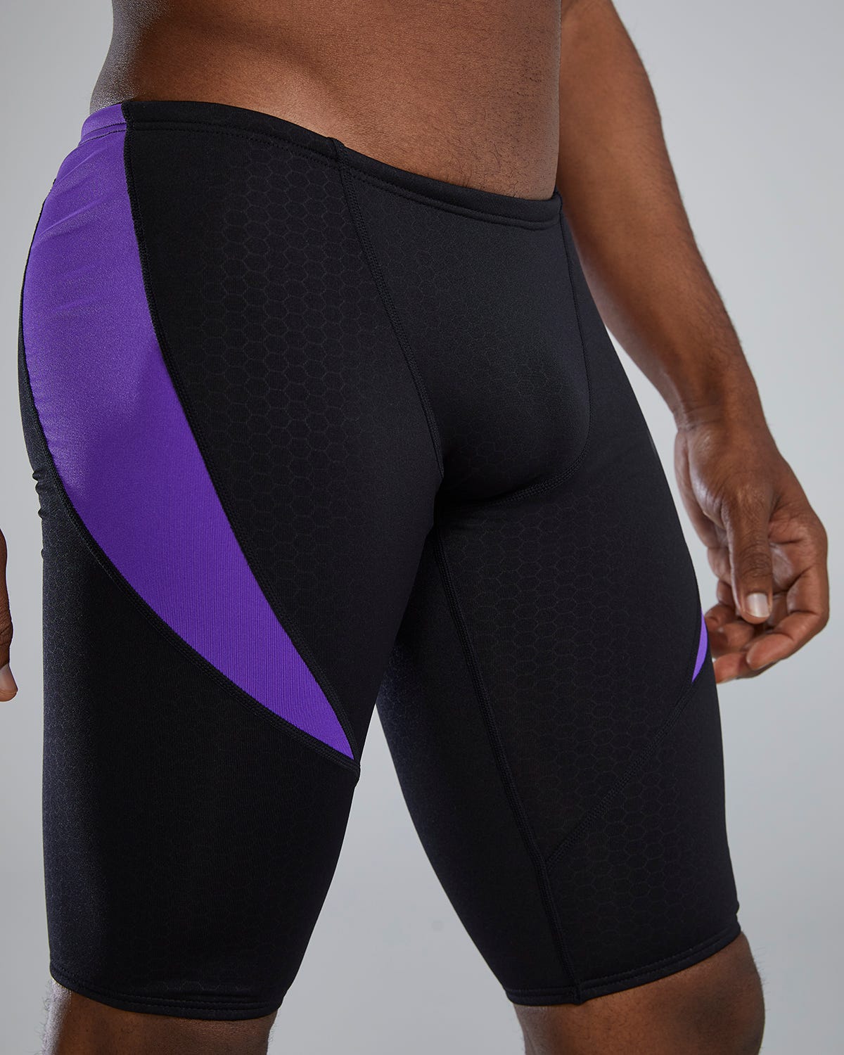 Durafast Elite® Men's Curve Splice Jammer Swimsuit - Hexa - Image 40