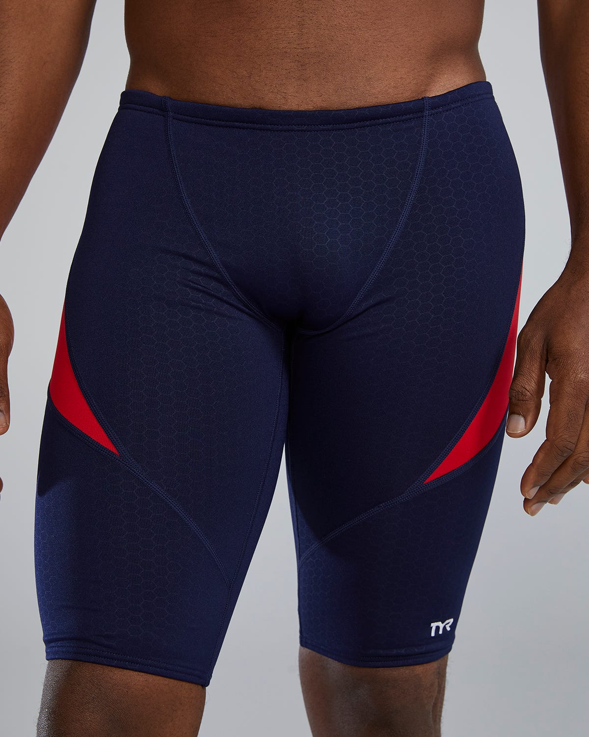 Durafast Elite® Men's Curve Splice Jammer Swimsuit - Hexa - Image 48
