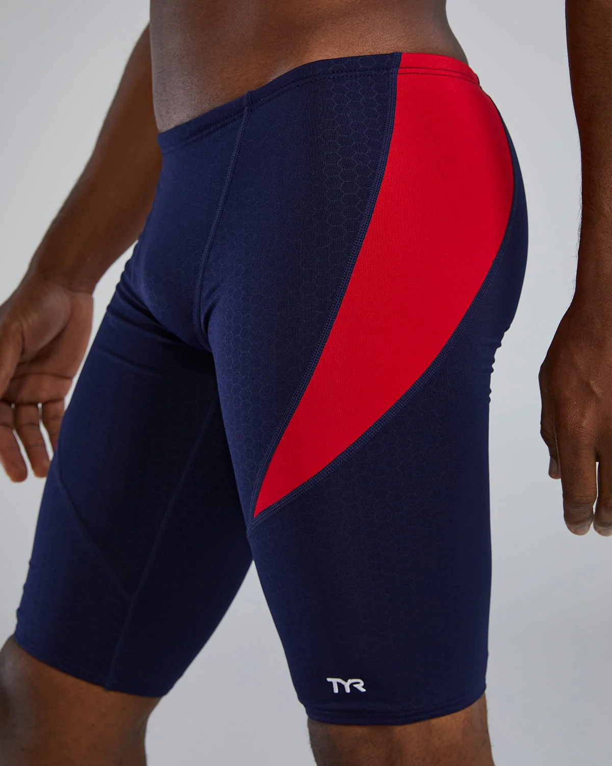 Durafast Elite® Men's Curve Splice Jammer Swimsuit - Hexa - Image 49