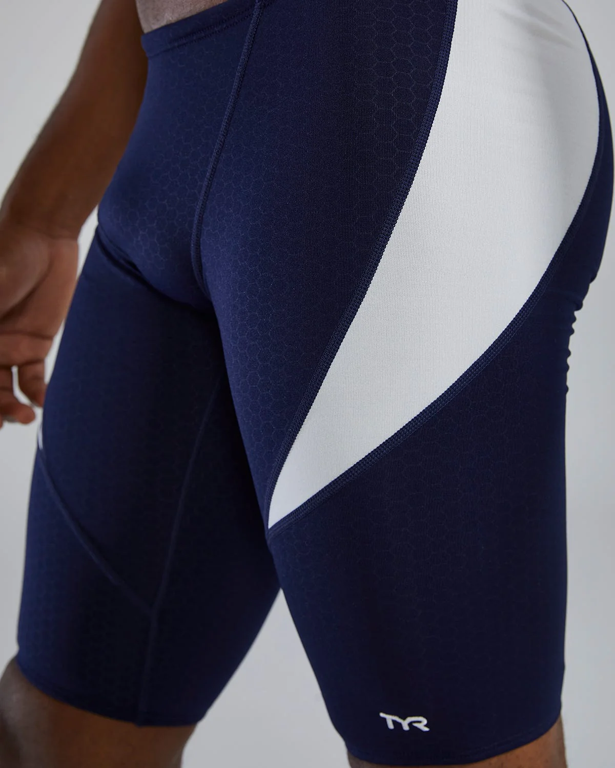 Durafast Elite® Men's Curve Splice Jammer Swimsuit - Hexa - Image 65