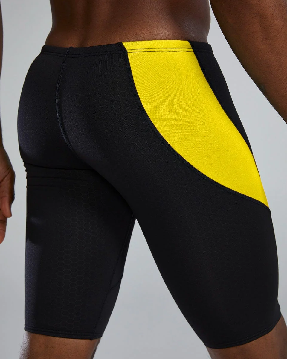 Durafast Elite® Men's Curve Splice Jammer Swimsuit - Hexa - Image 8