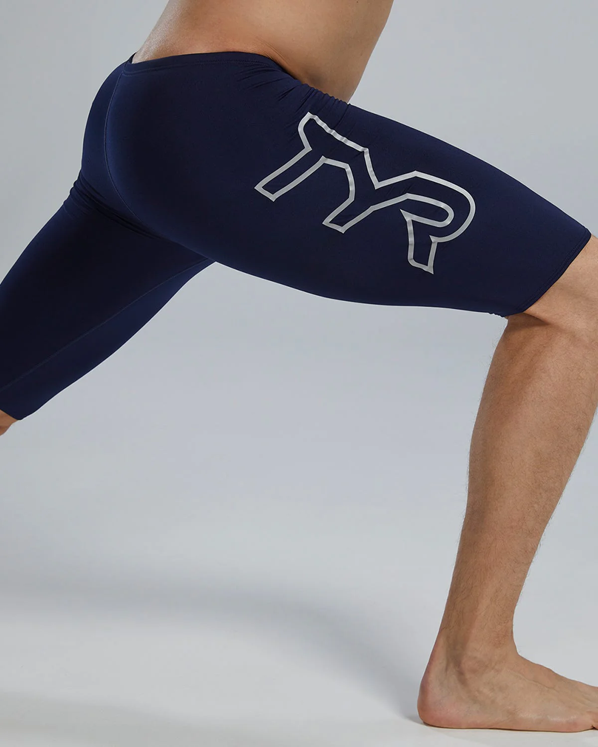 Durafast EliteĀ® Men's Large Logo Jammer Swimsuit - Solid - Image 13