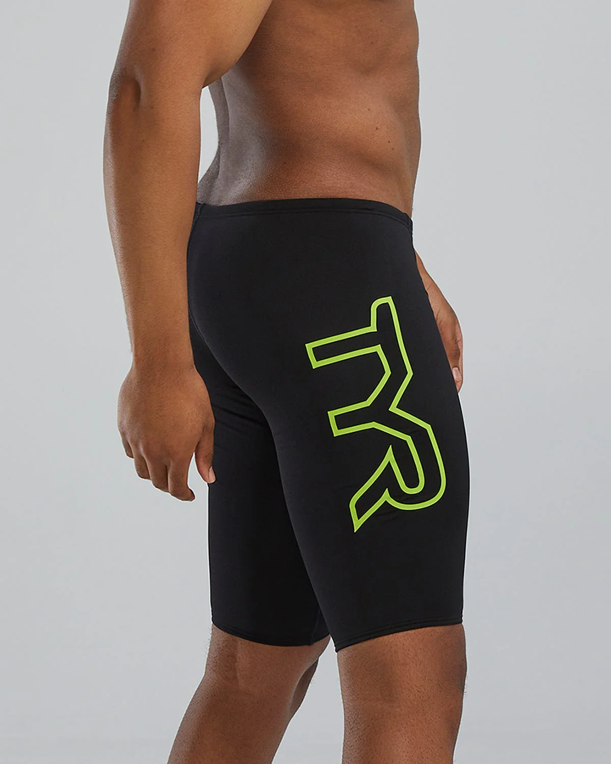 Durafast EliteĀ® Men's Large Logo Jammer Swimsuit - Solid - Image 20