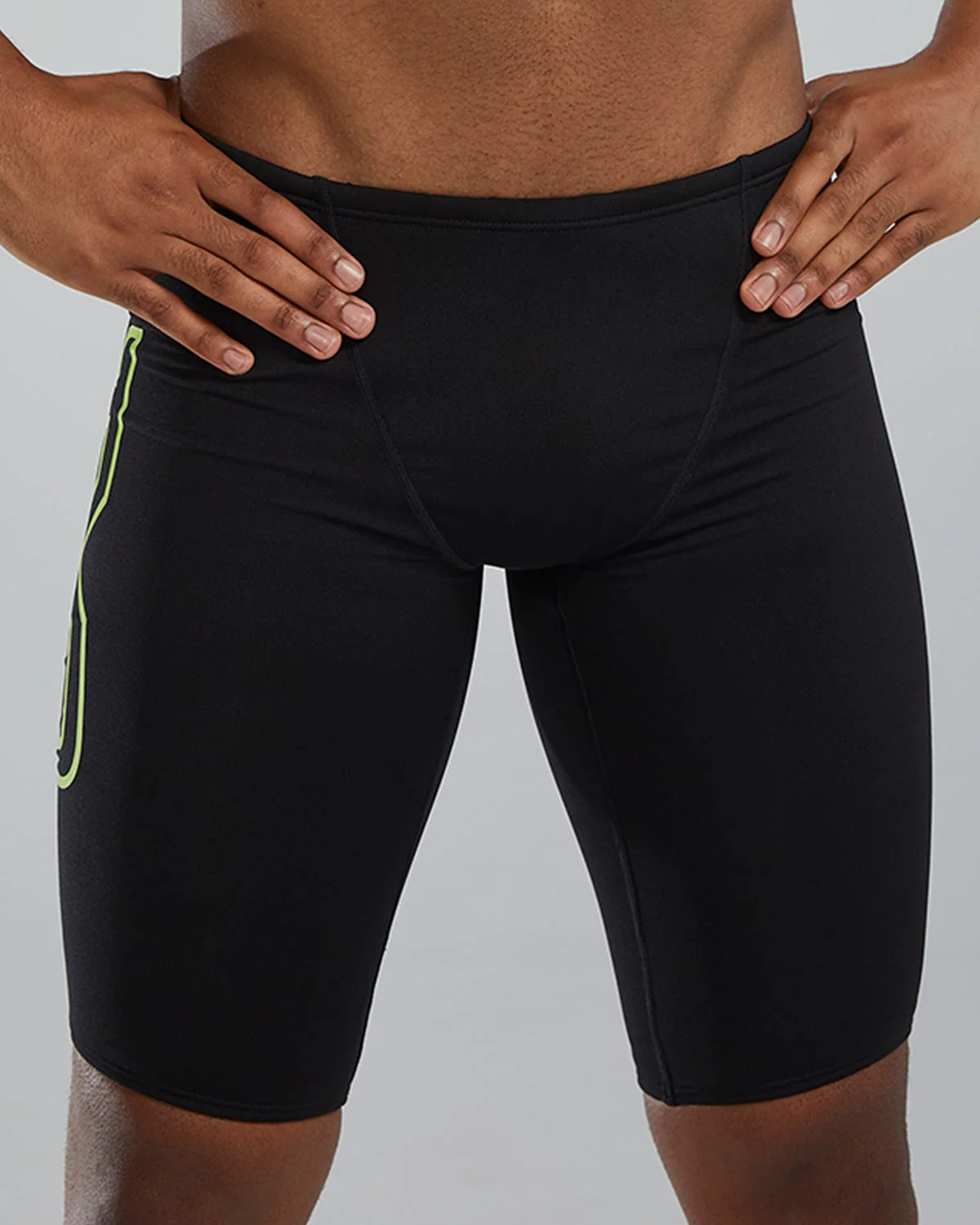 Durafast EliteĀ® Men's Large Logo Jammer Swimsuit - Solid - Image 21