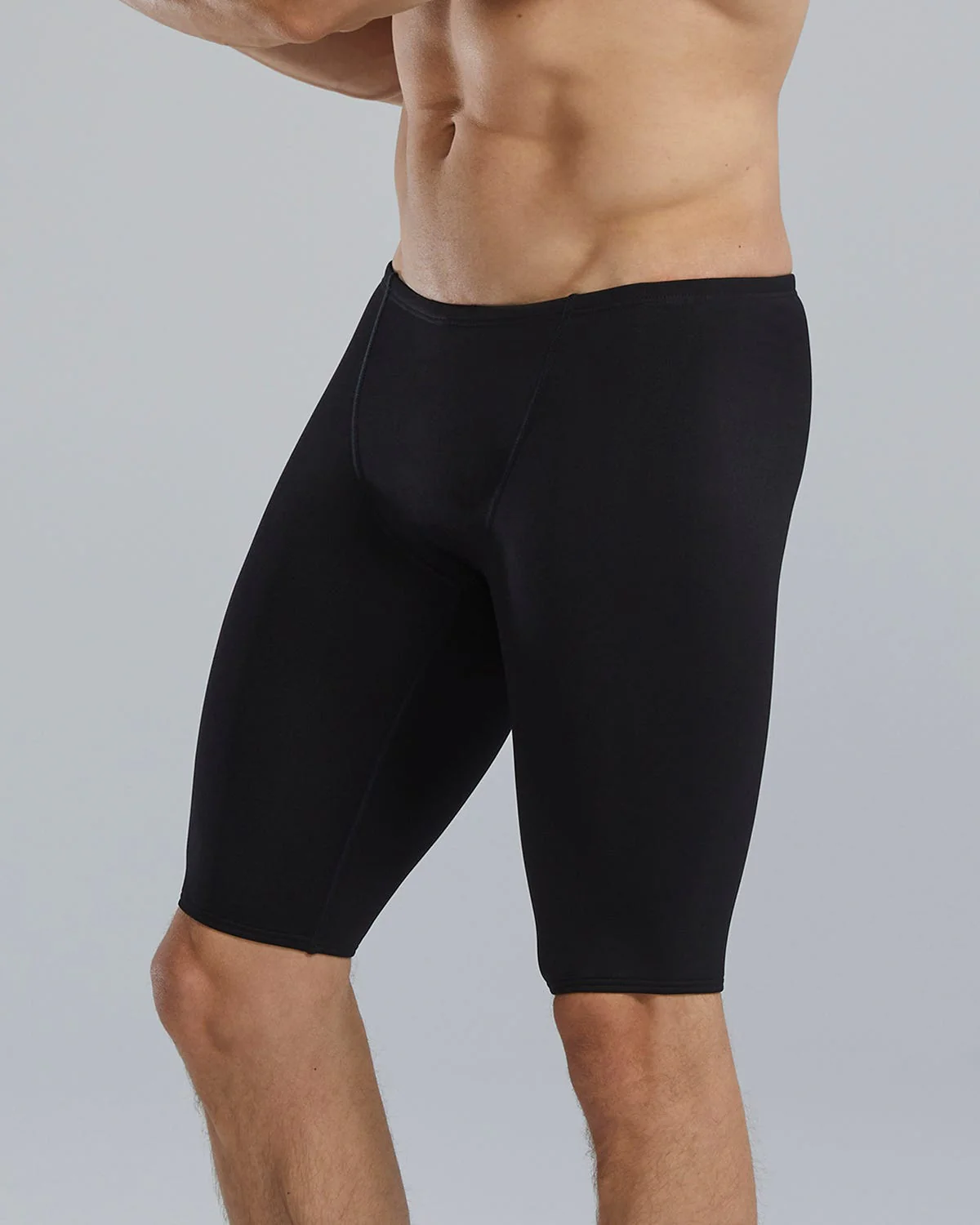 Durafast EliteĀ® Men's Large Logo Jammer Swimsuit - Solid - Image 3