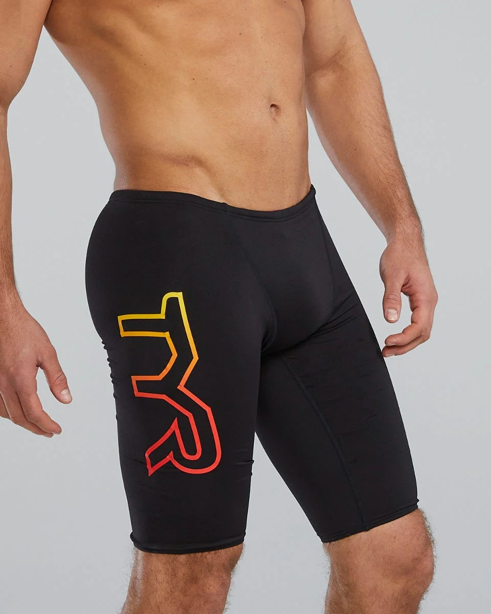 Durafast EliteĀ® Men's Large Logo Jammer Swimsuit - Solid - Image 44