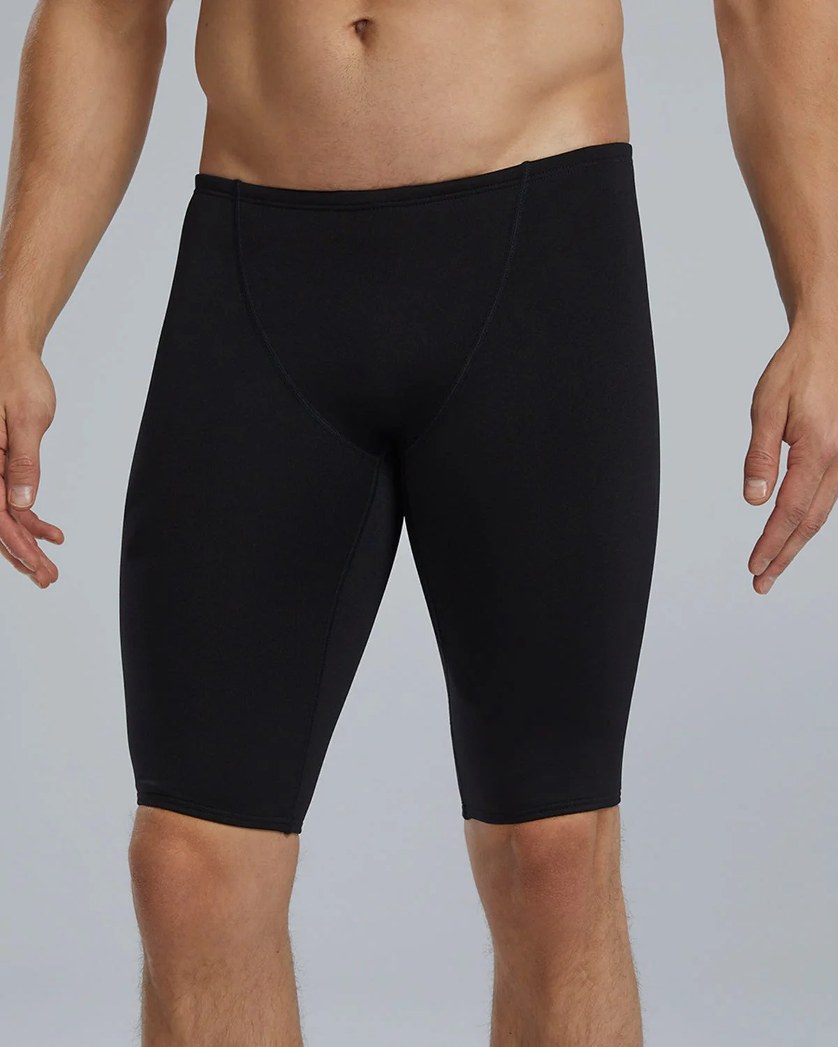 Durafast EliteĀ® Men's Large Logo Jammer Swimsuit - Solid - Image 5