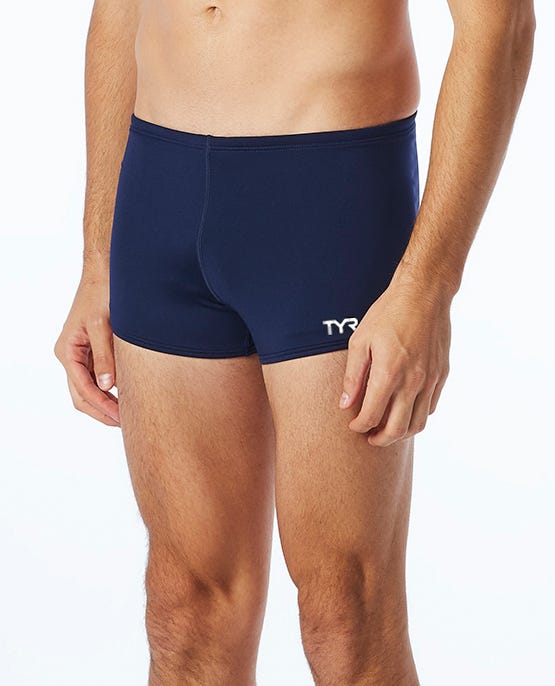 Durafast Elite® Men's Square Leg Swimsuit - Solid - Image 4