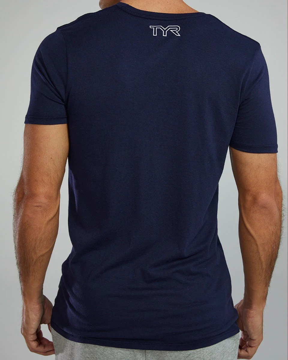 Men's Ultrasoft Lightweight Tri Blend Tech Tee - Big Logo - Image 23