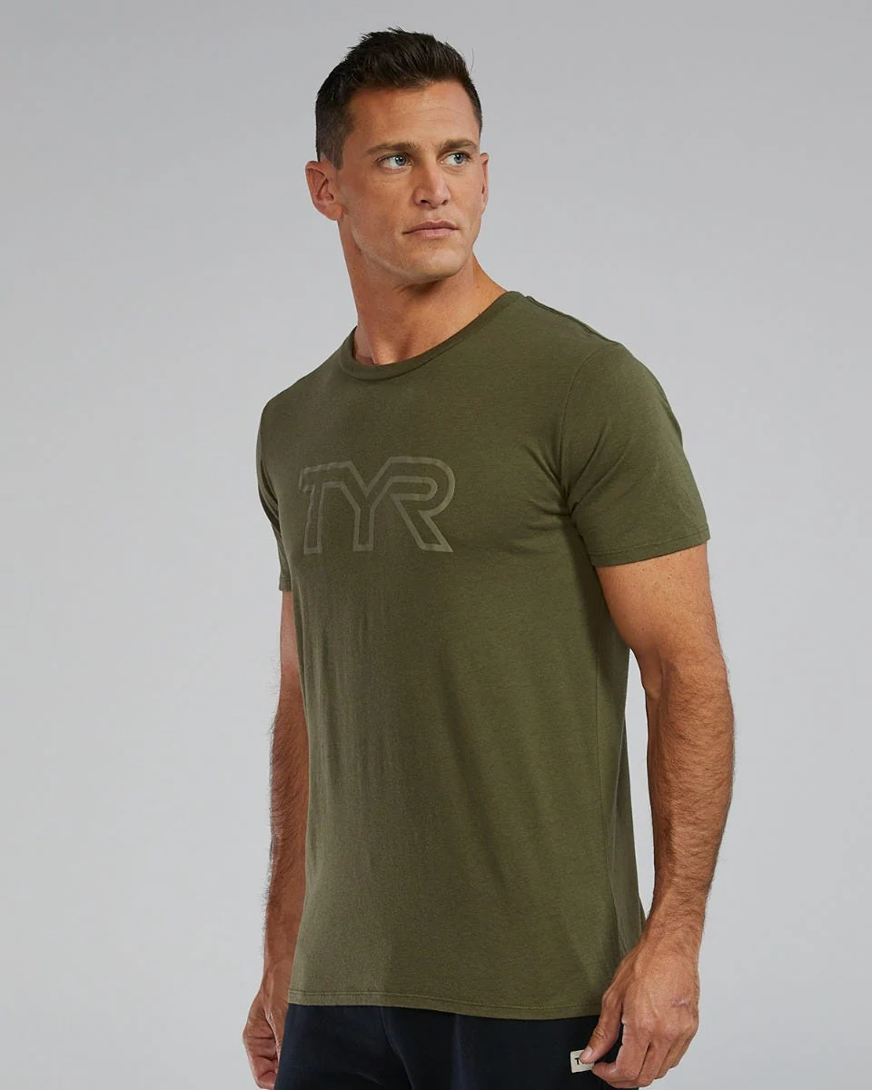 Men's Ultrasoft Lightweight Tri Blend Tech Tee - Big Logo - Image 25
