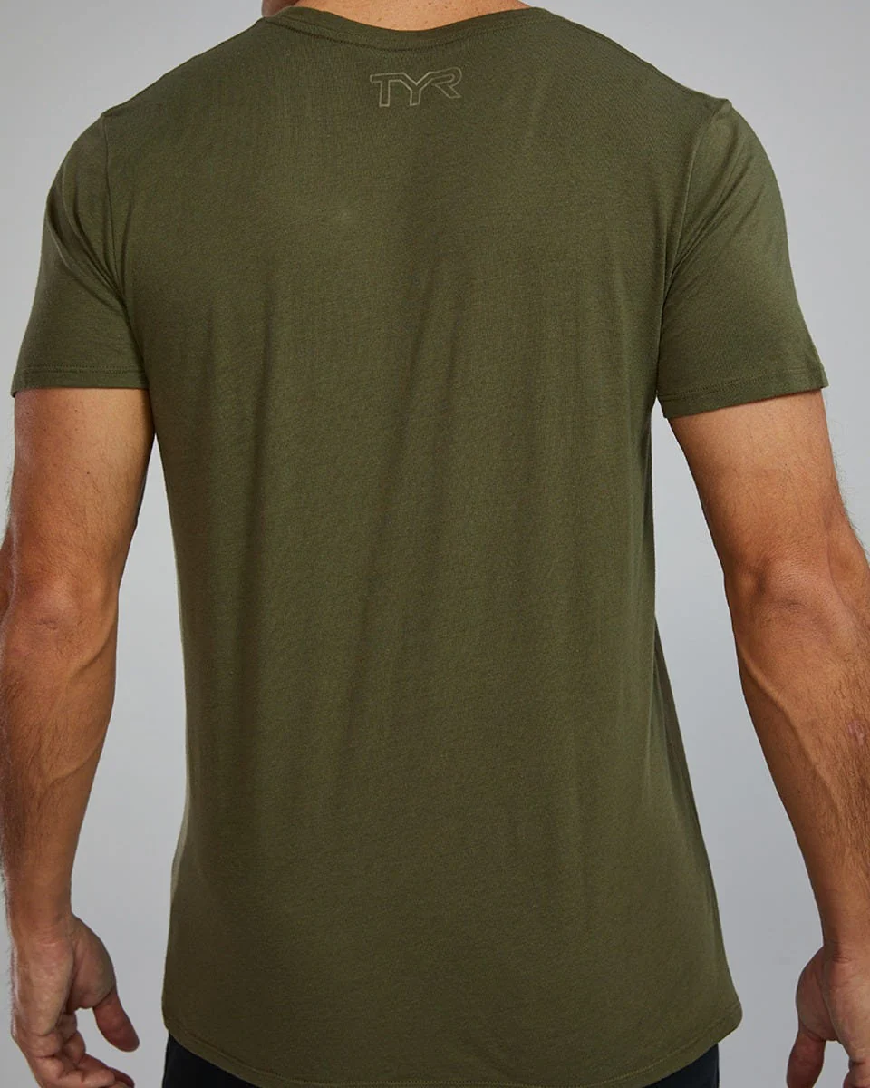 Men's Ultrasoft Lightweight Tri Blend Tech Tee - Big Logo - Image 32