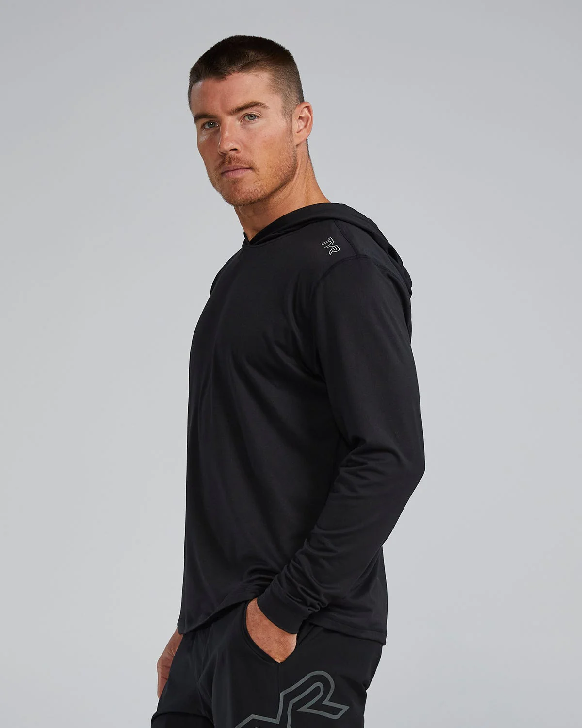 SLS Men's Tech Performance Hoodie - Solid - Image 3