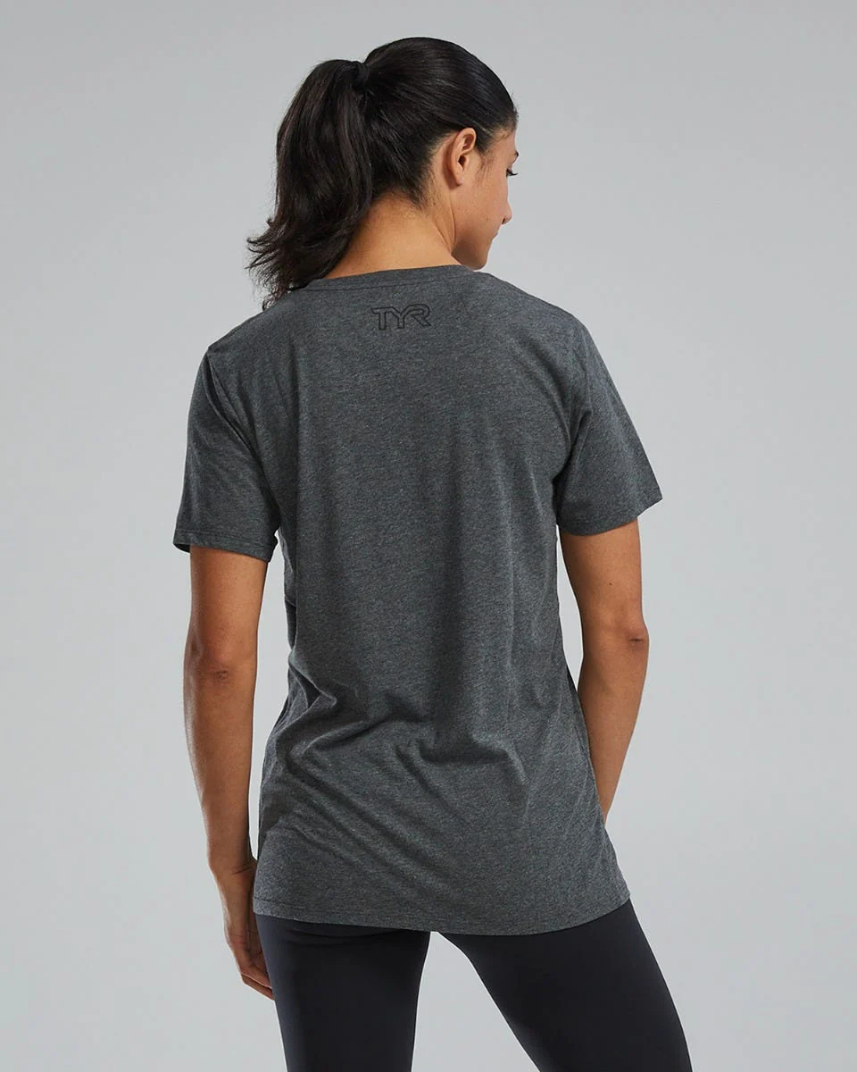Women's Ultrasoft Lightweight Tri Blend Tech Tee - Big Logo - Image 10