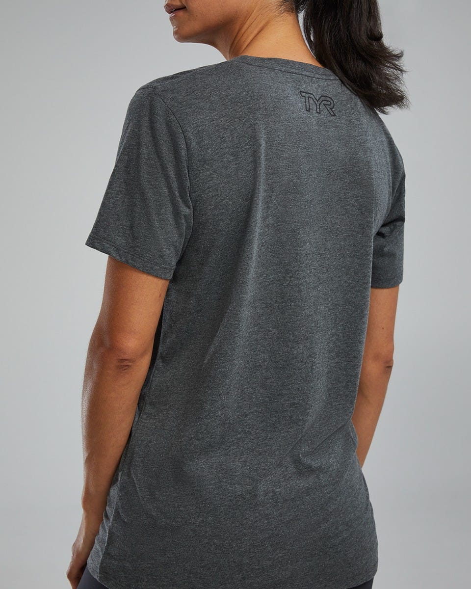Women's Ultrasoft Lightweight Tri Blend Tech Tee - Big Logo - Image 15