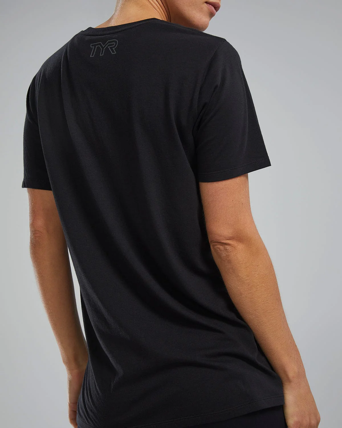 Women's Ultrasoft Lightweight Tri Blend Tech Tee - Big Logo - Image 7